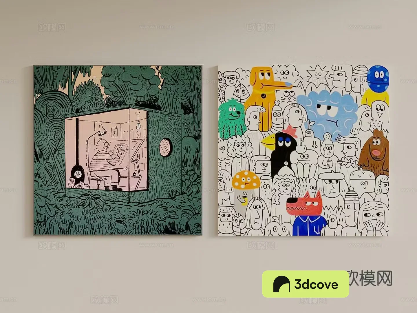 Modern decorative painting abstract painting art painting