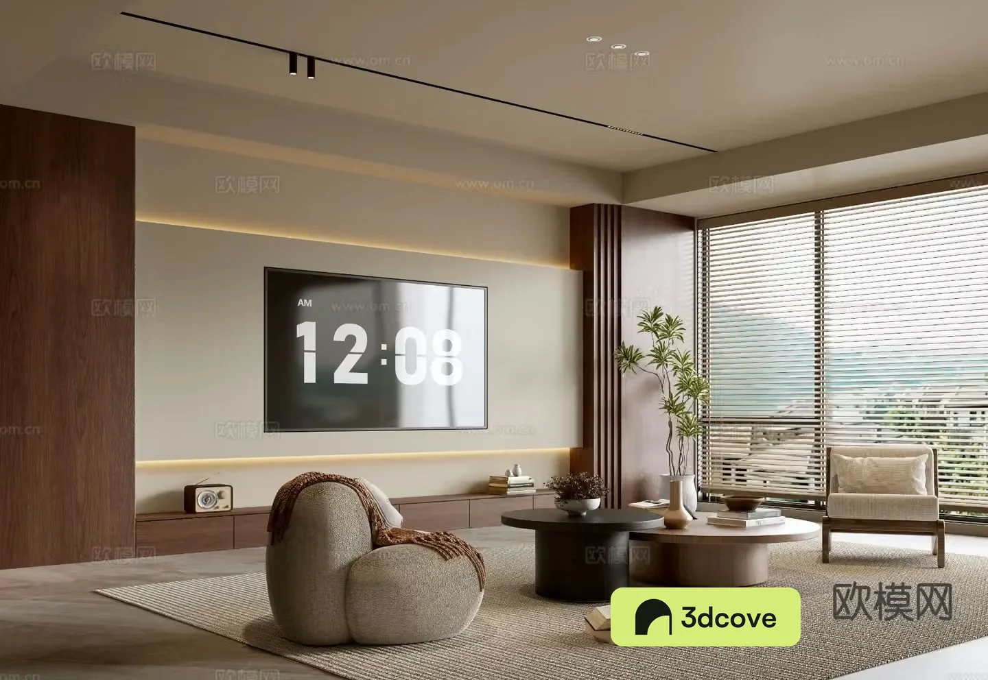 Wabi-sabi living room