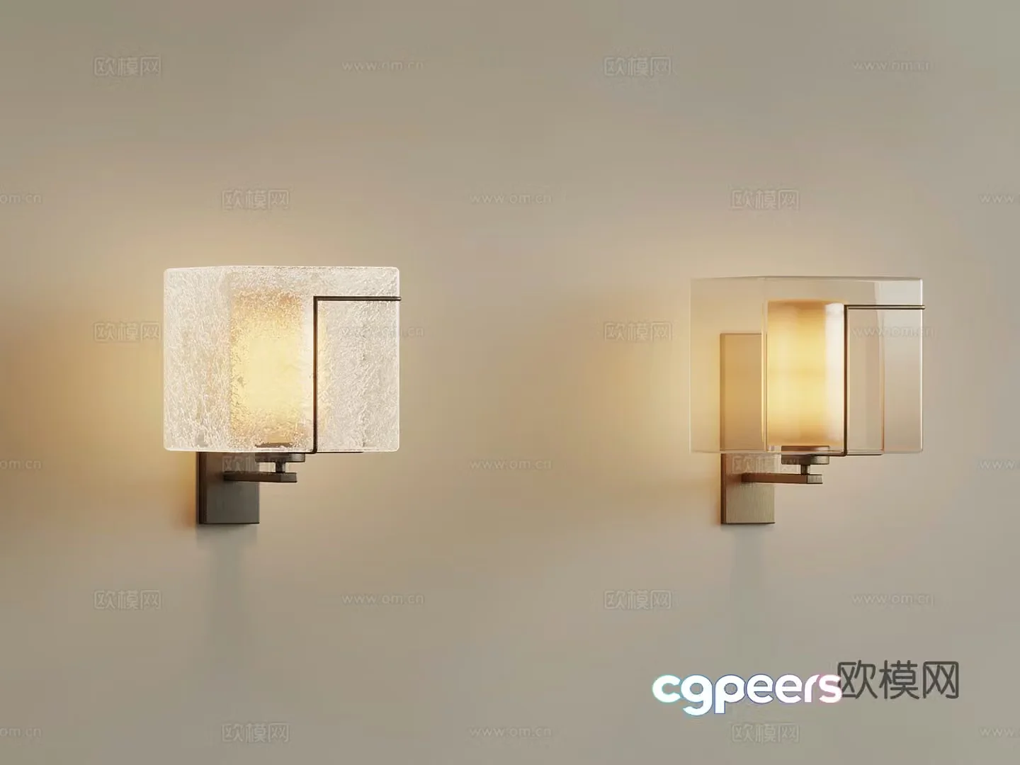 Modern wall lamp 3d model