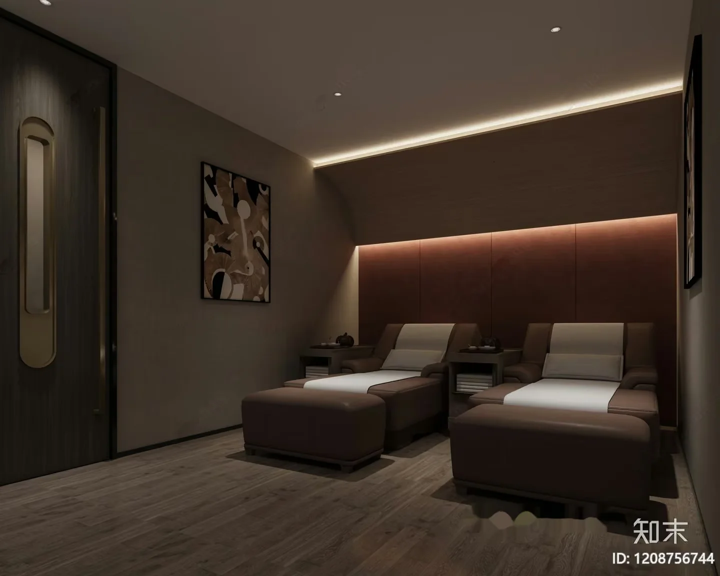 Modern Spa Room 3D Model – 20657 – VRAY Render