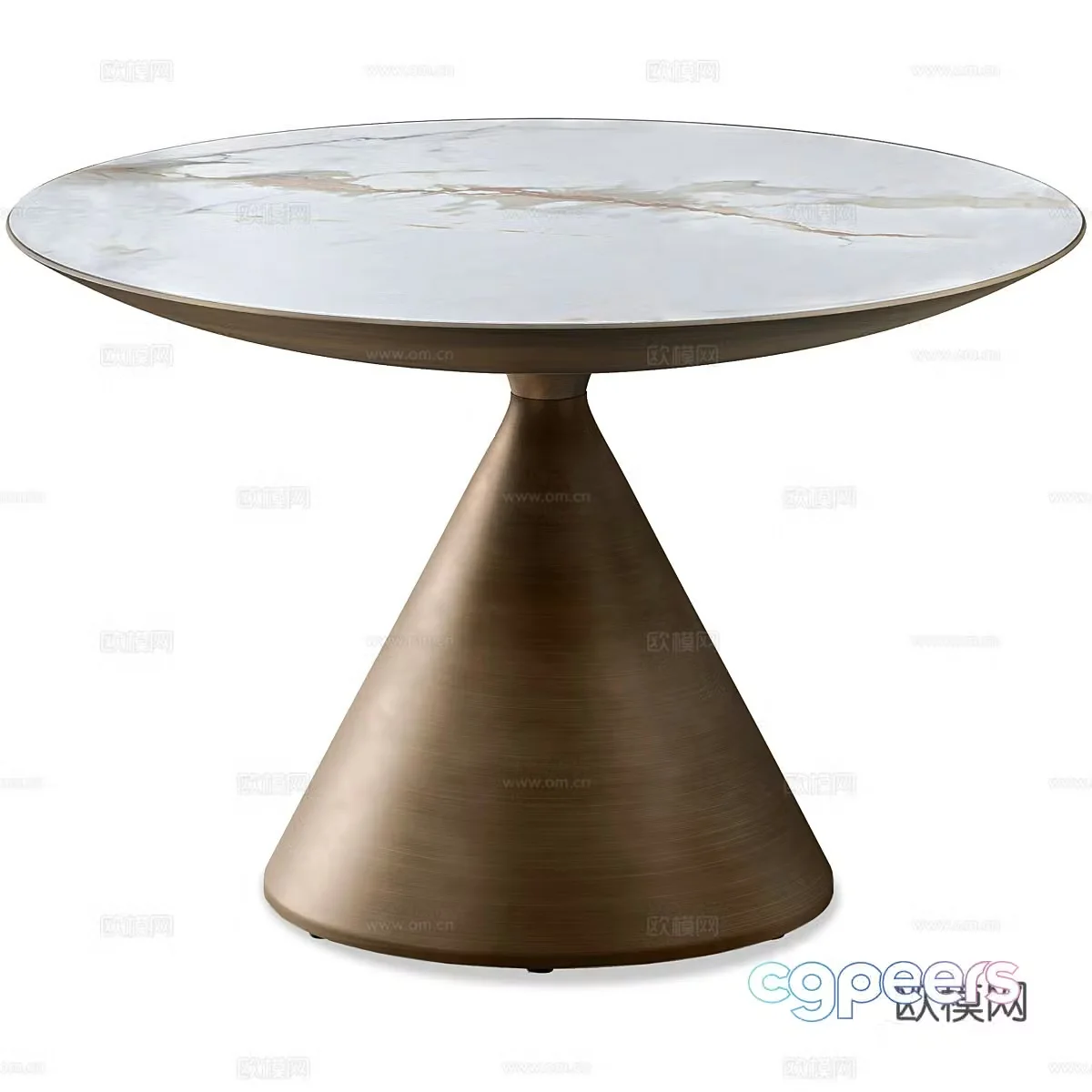 Modern dining table 3d model
