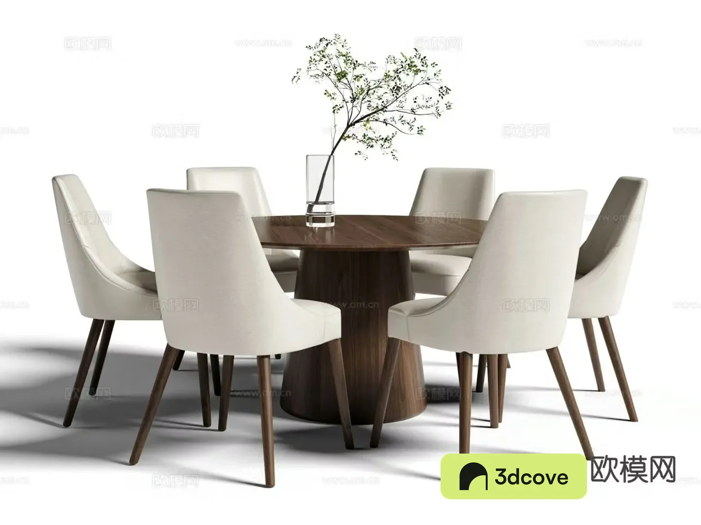 New Chinese style round dining table and chairs