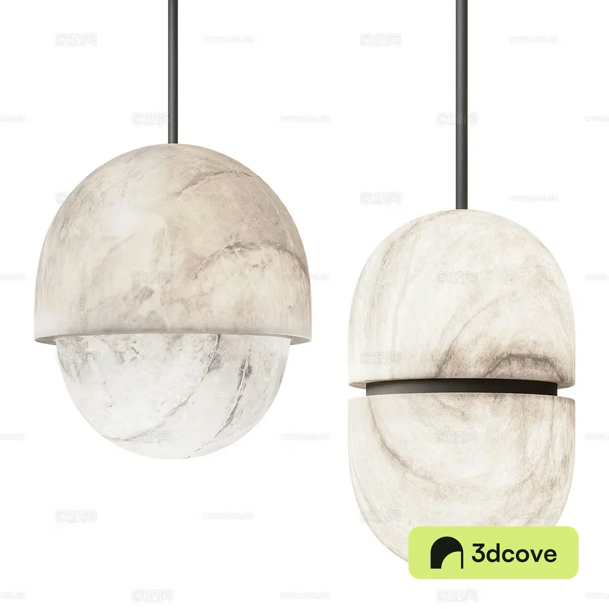 New Chinese style stone decorative chandelier