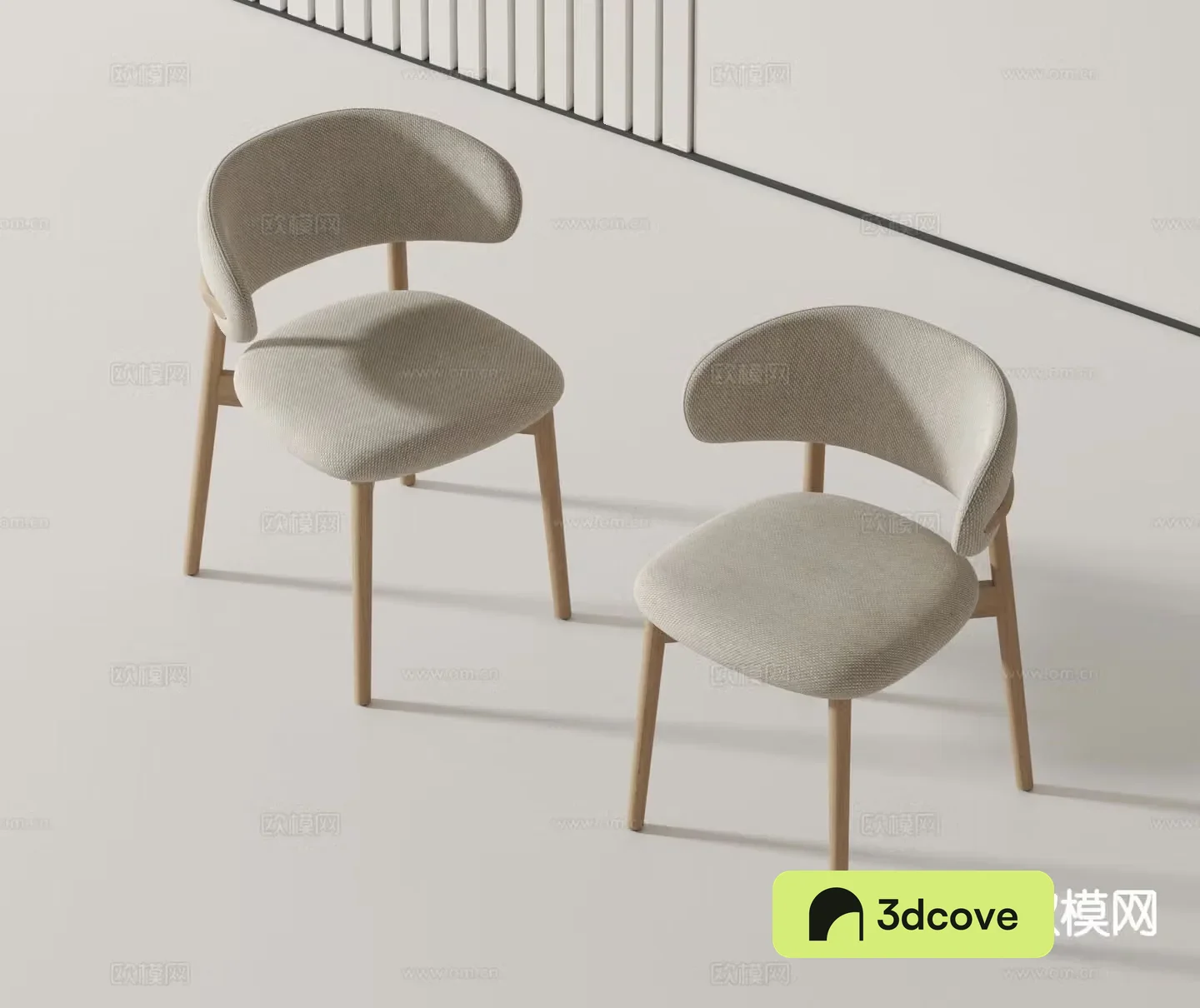 modern single chair wooden chair