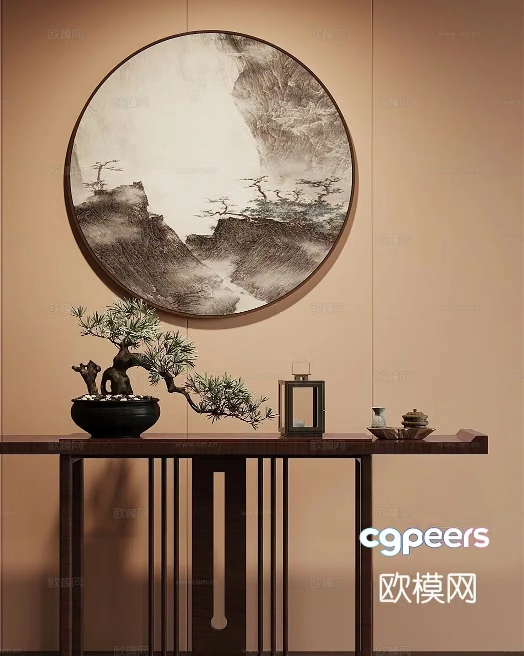 New Chinese-style Duanjingdai 3D model