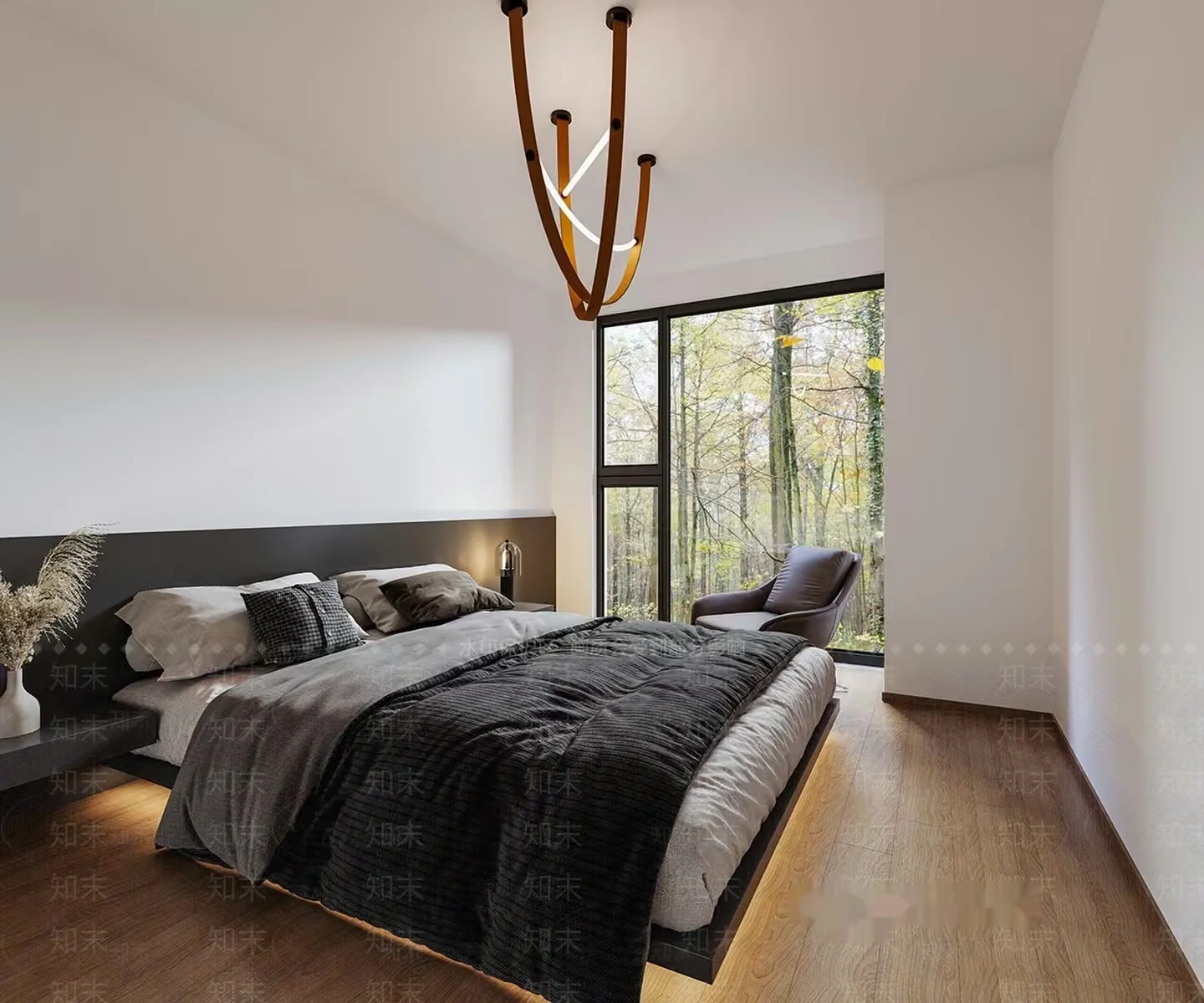 Modern Bedroom 3D Model – 1298 – VRAY Render