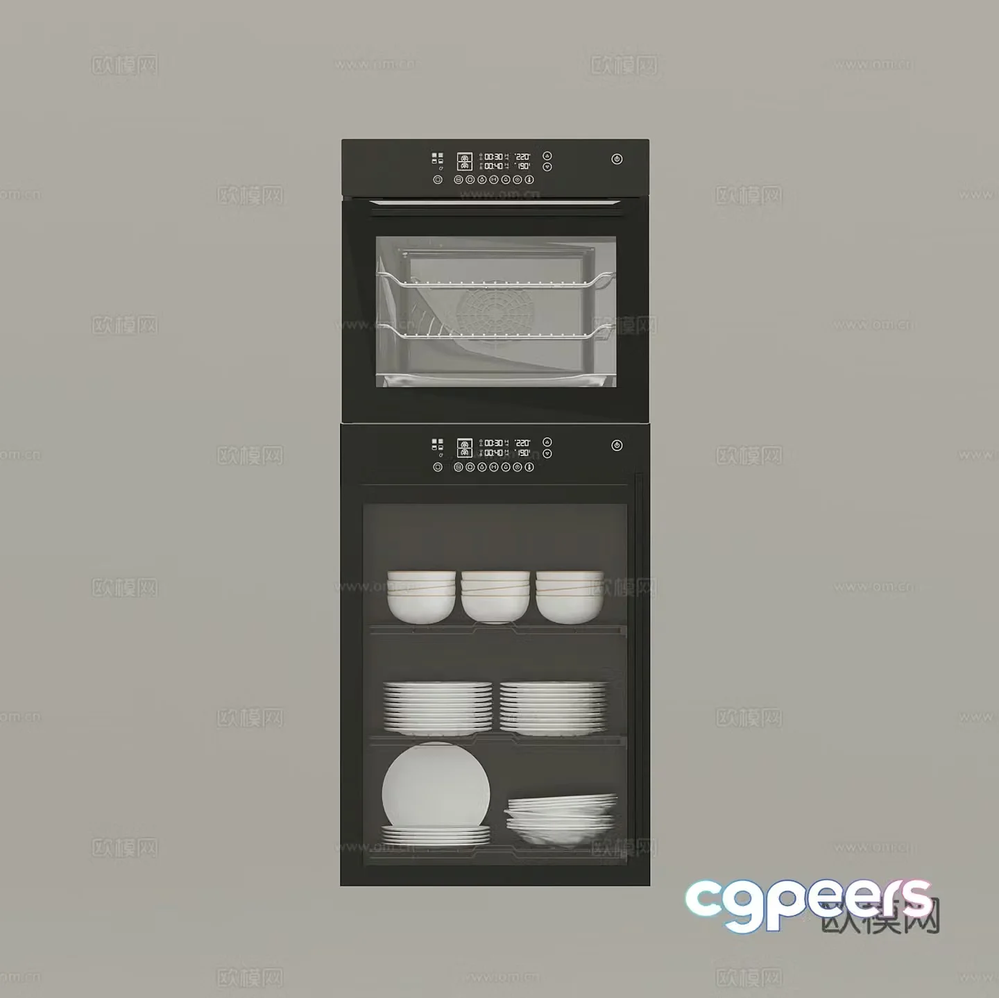 Modern dishwasher dishwasher disinfector 3d model