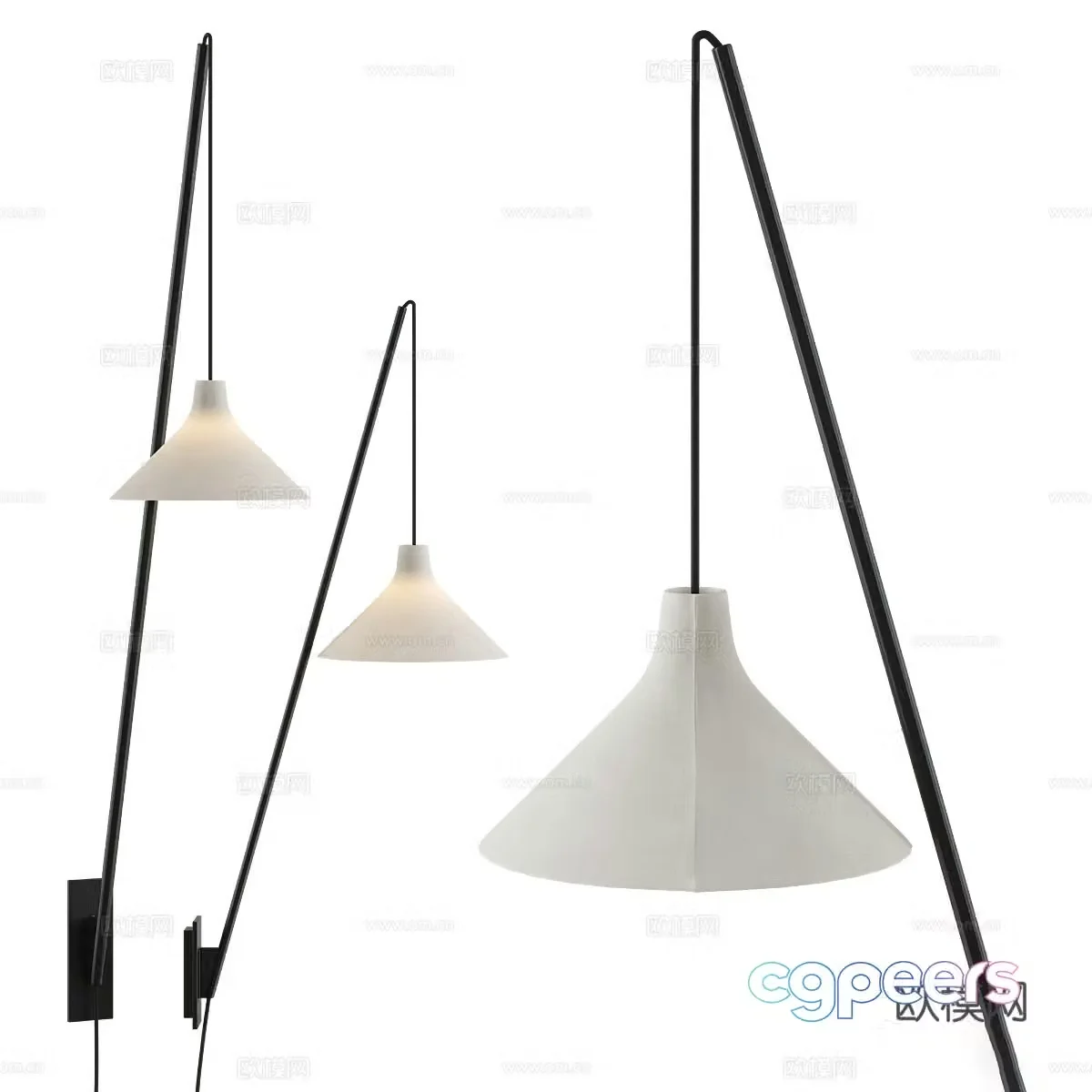 New Chinese Serax wall lamp 3D model