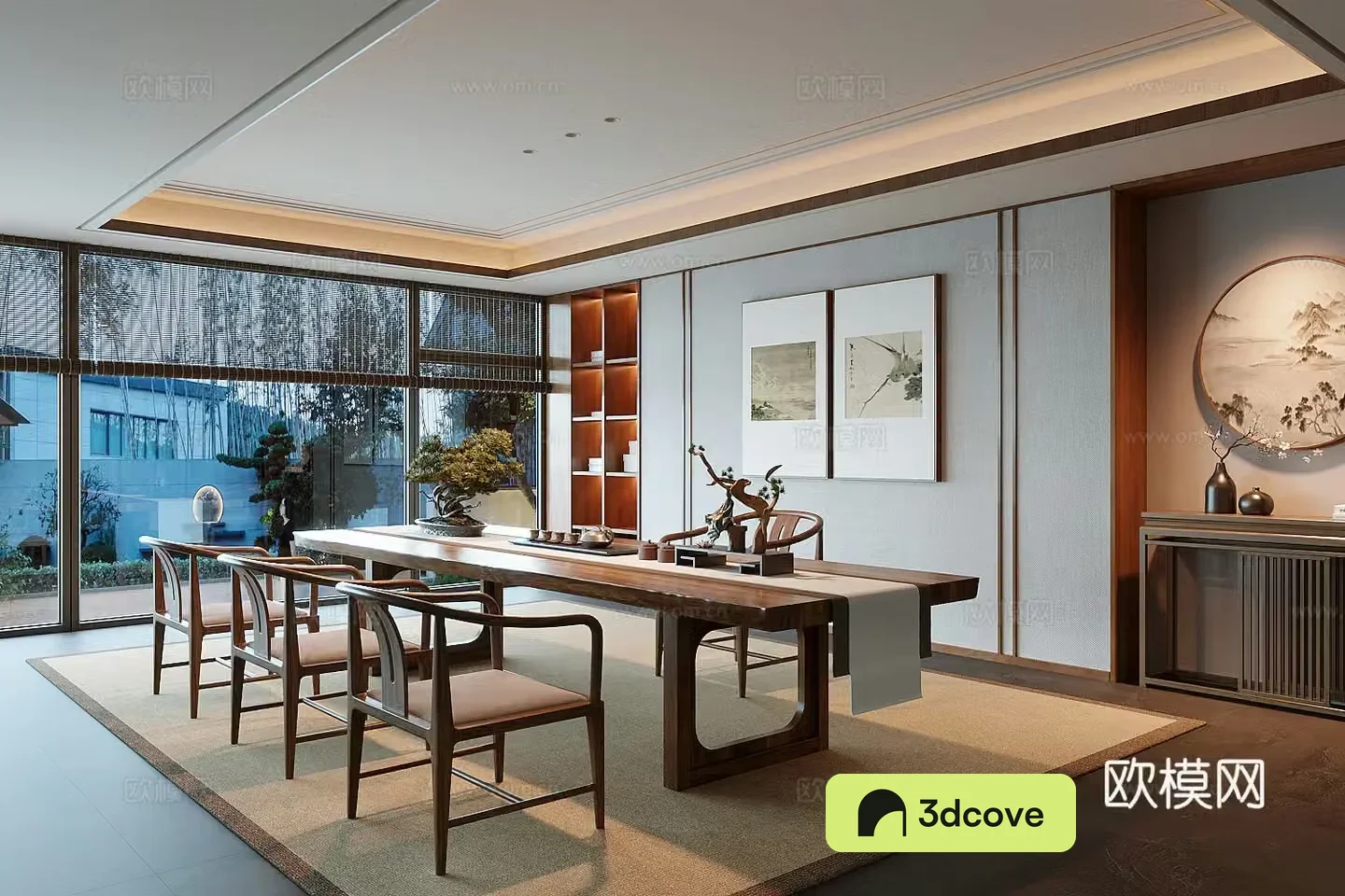 New Chinese tea room