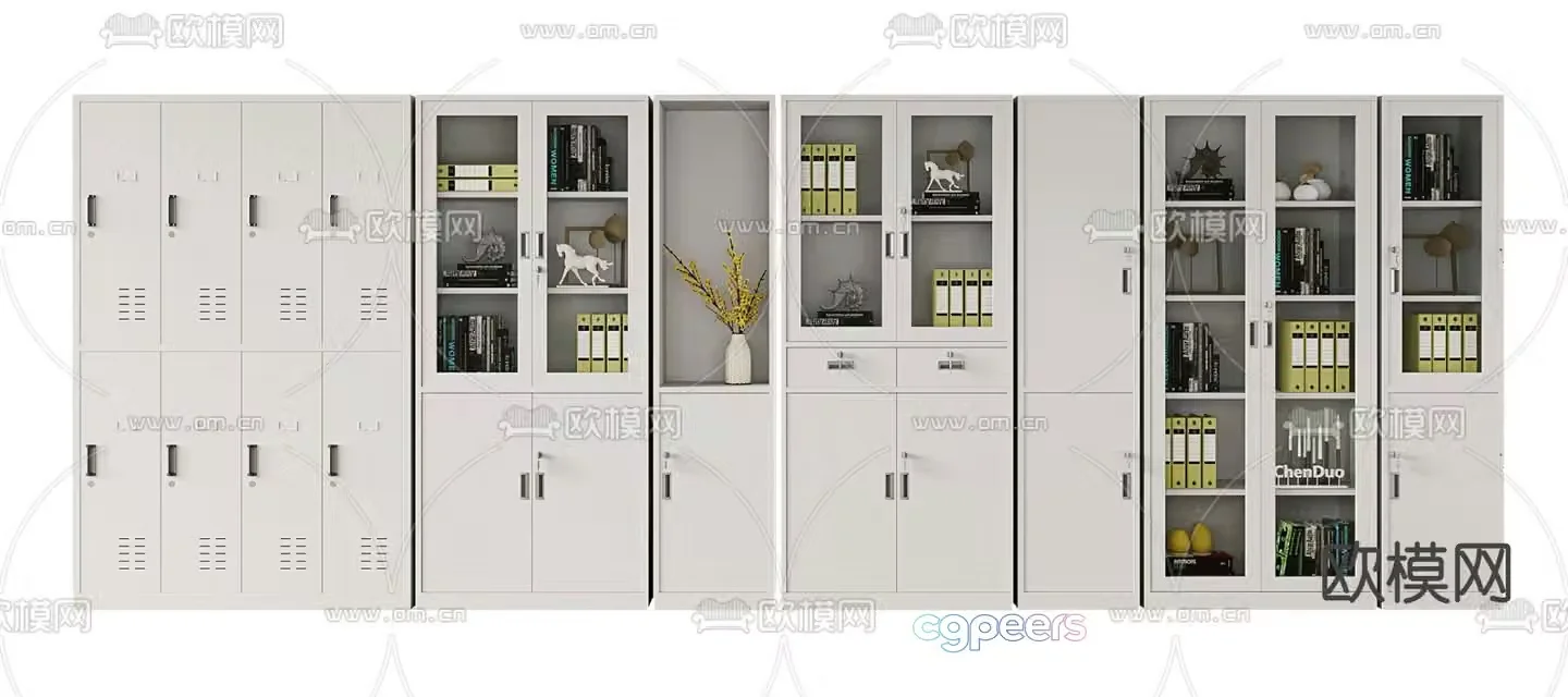 File cabinet filing cabinet information cabinet 3d model