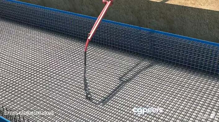 A Red Tool On A Metal Grate 3D Model – 9581 – VRAY Render