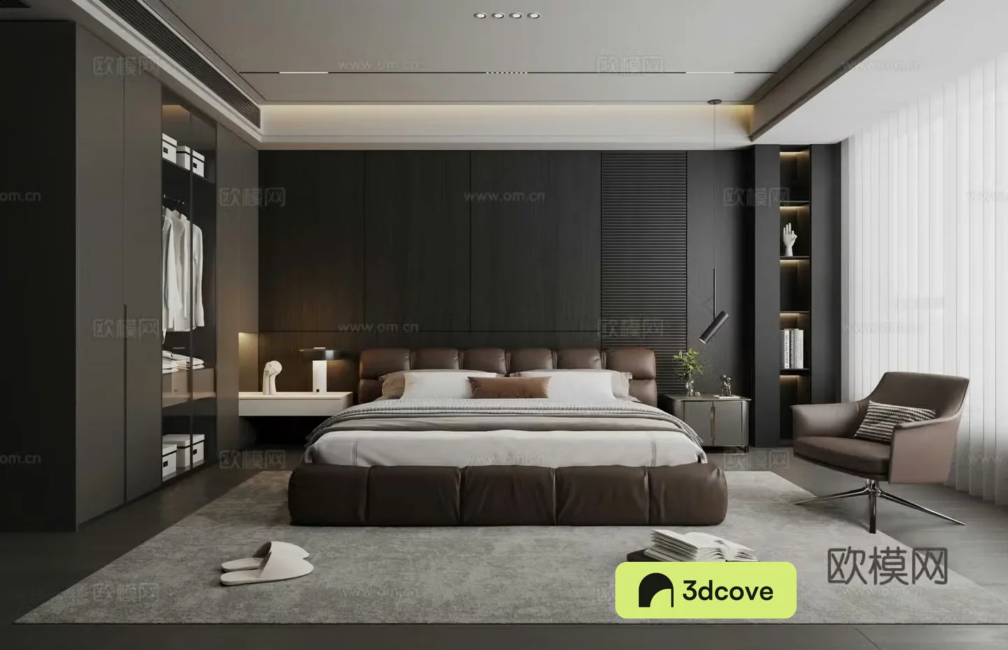 Modern Italian style bedroom