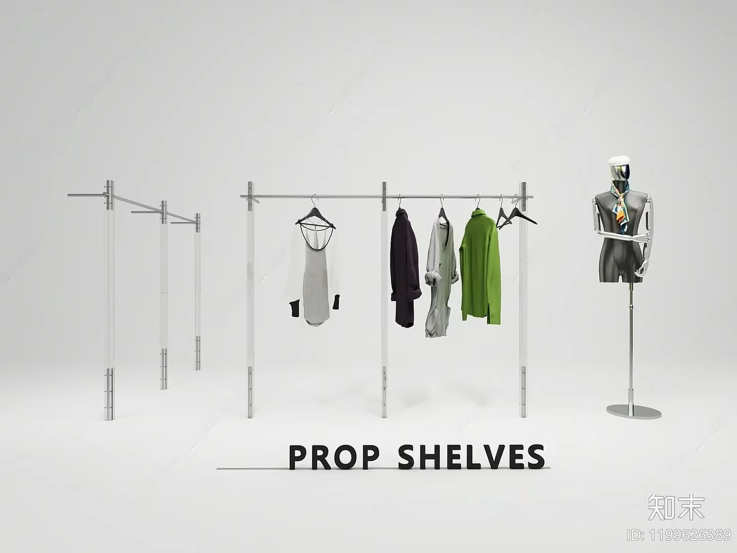 Prop Shelves 3D Model – 5659 – VRAY Render