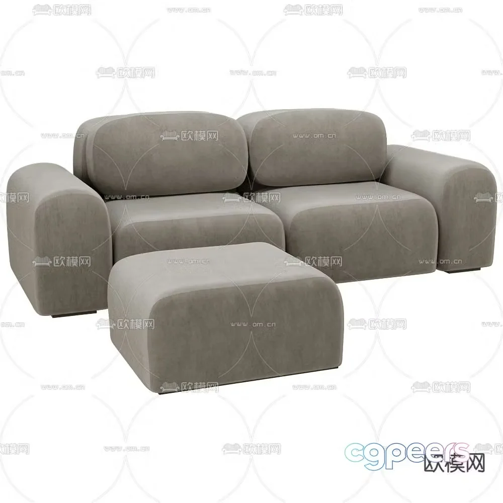 Masterfabrik corner sofa module sofa 3d model