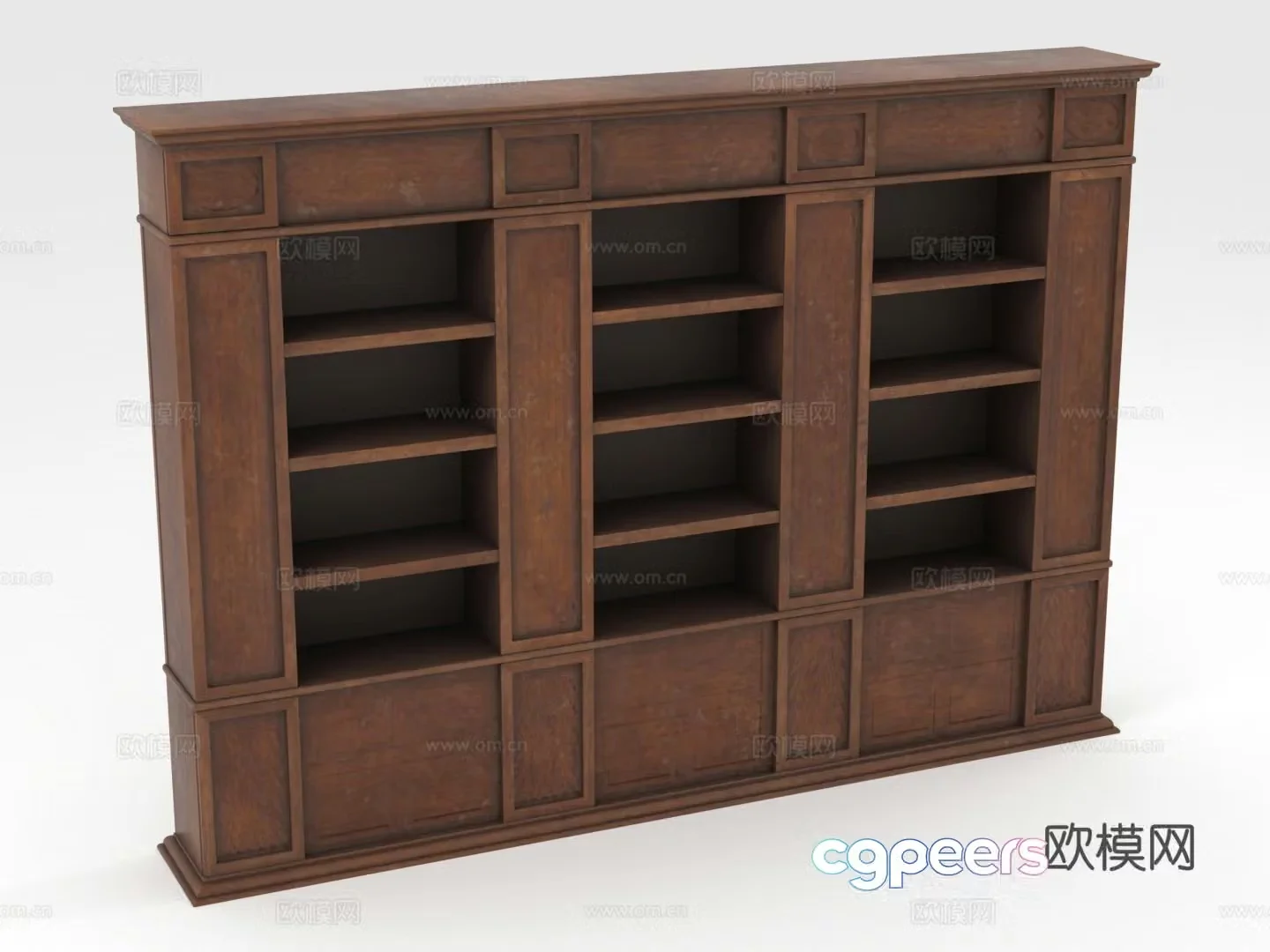 Bookshelf Bookcase Shelf Bookshelf Combination 3D Model