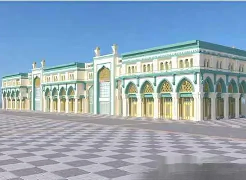 Arched Building 3D Model – 7684 – VRAY Render