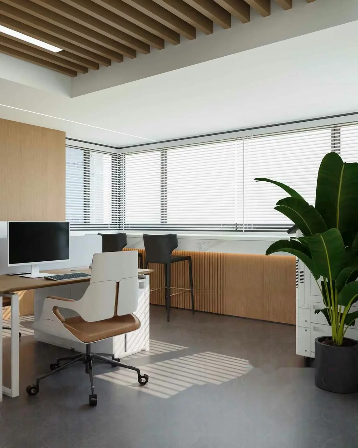 Modern Office Space 3D Model – 6244 – CORONA Render
