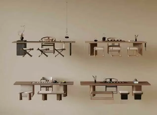 Modern Minimalist Furniture 3D Model – 6018 – VRAY Render