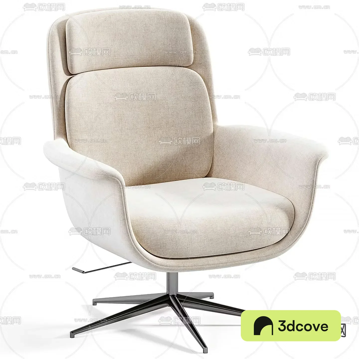 Swivel leisure chair