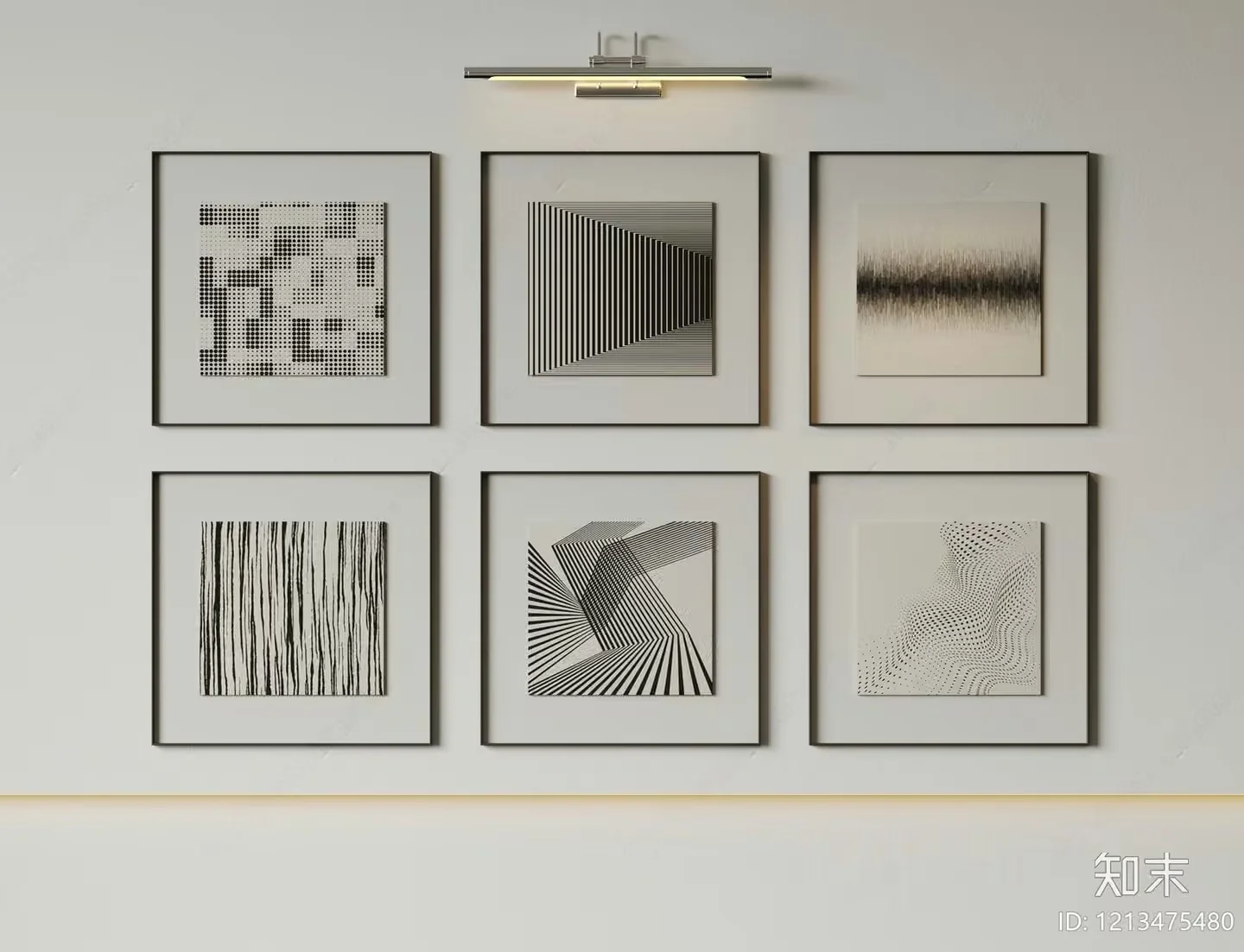 Abstract Art Collection 3D Model – 9540 – VRAY Render