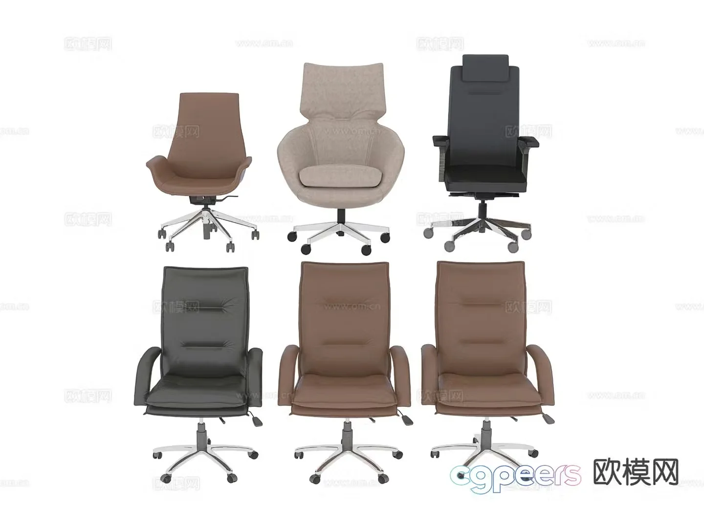Office chair executive chair 3d model