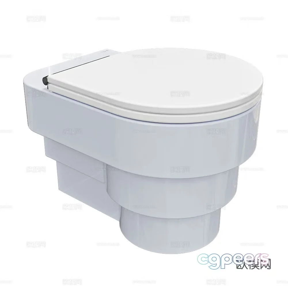 toilet 3d model