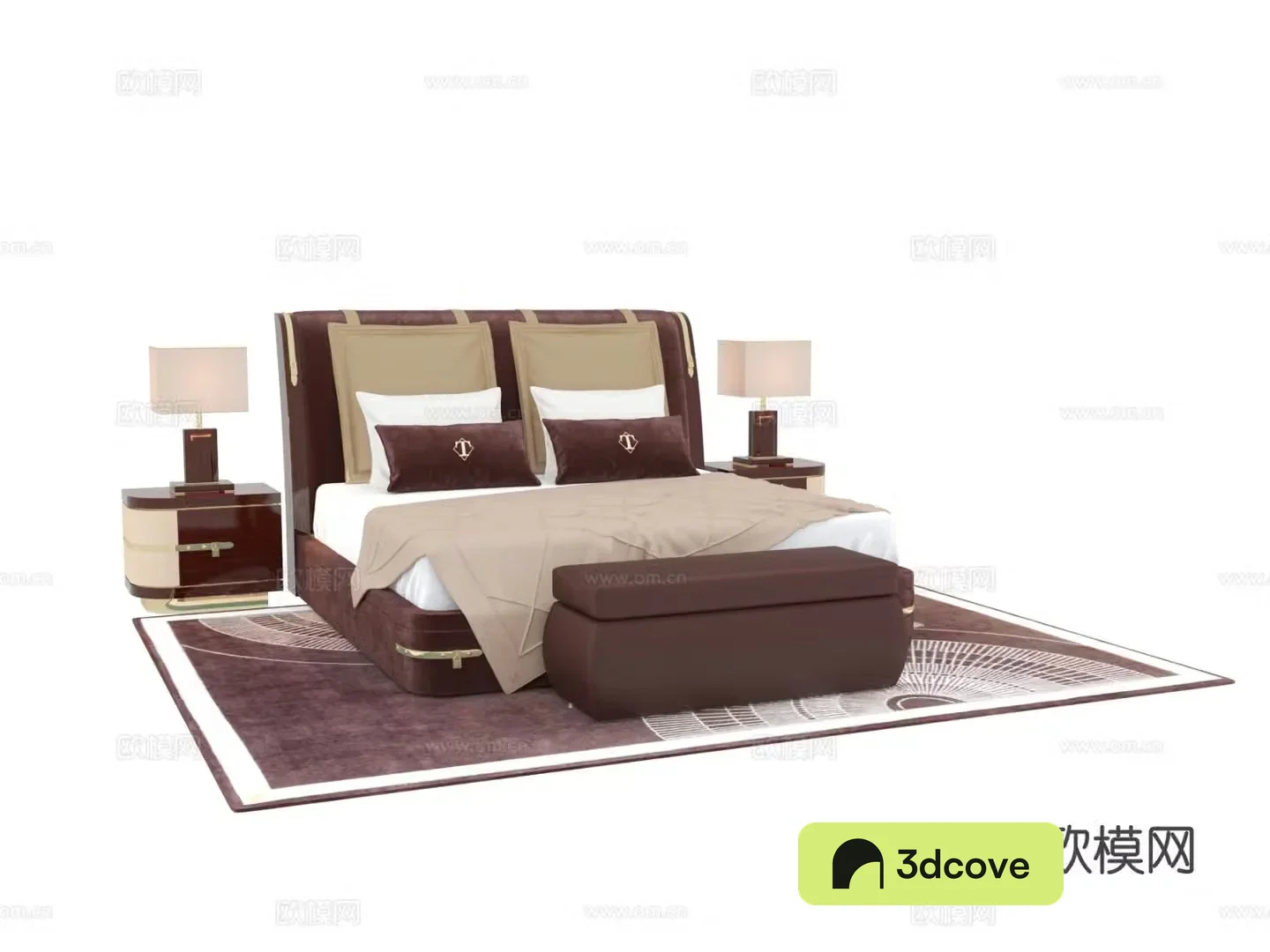 TURRI DIAMOND Double Bed