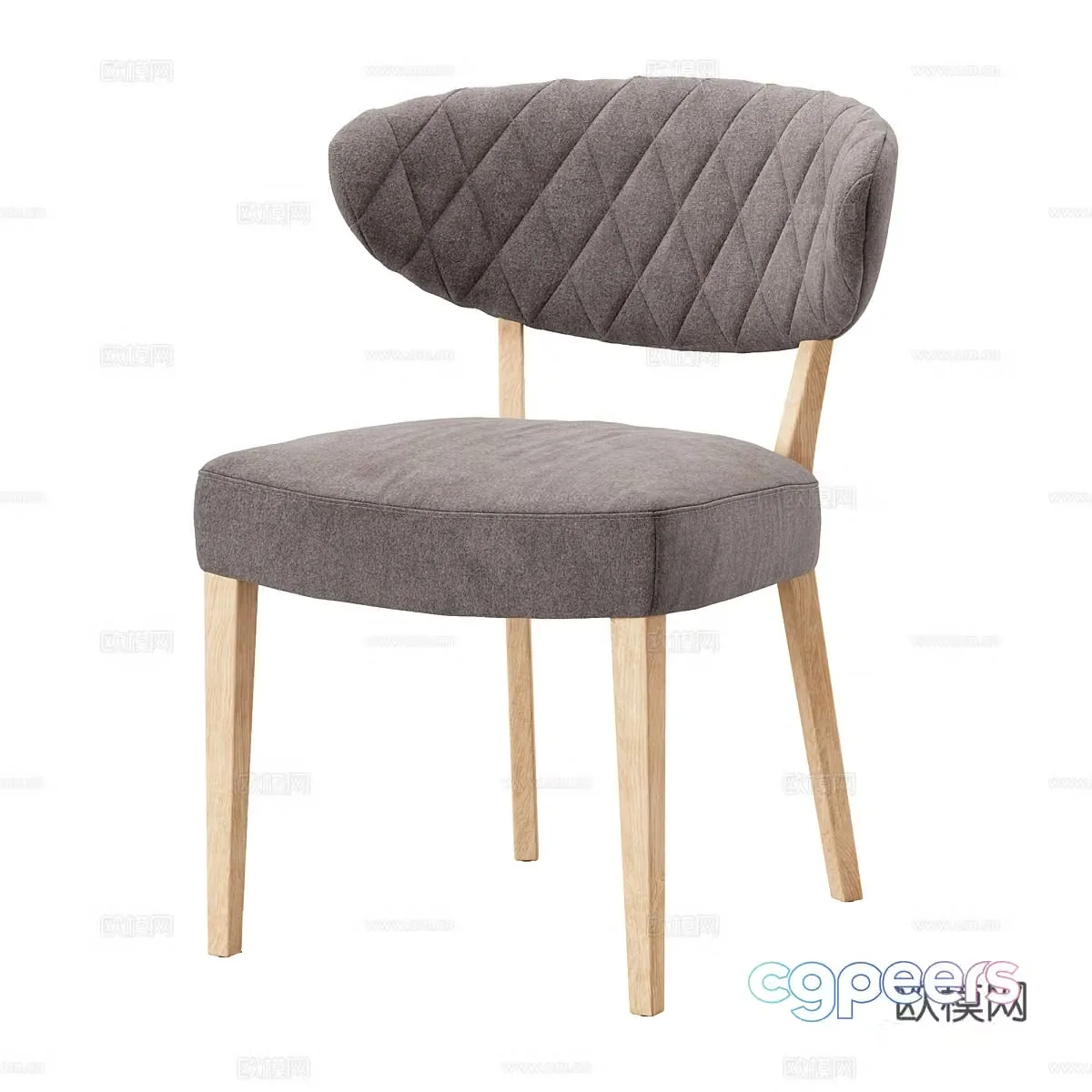 Modern chair single chair 3d model