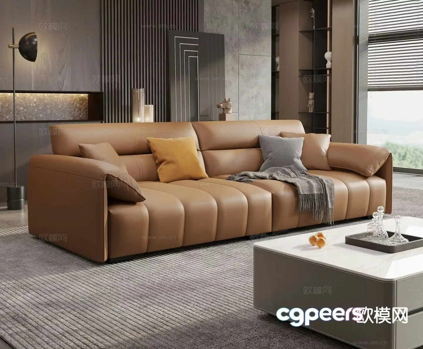 Italian love sofa 3d model