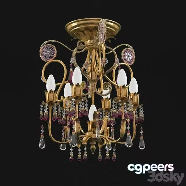 3ds Max Free – Chandelier Gallo M 472 O