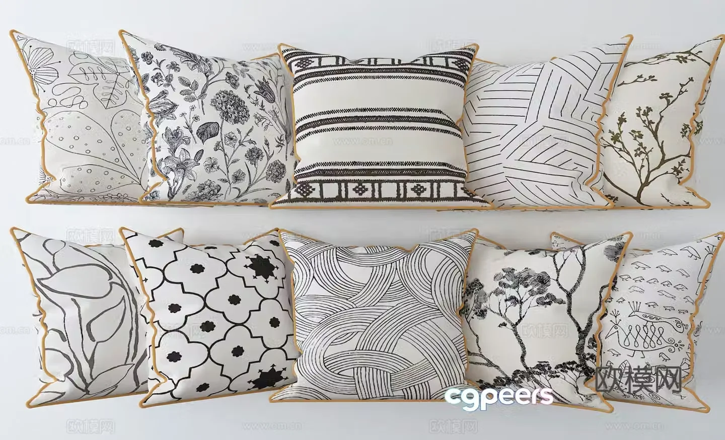 3D model of pillow