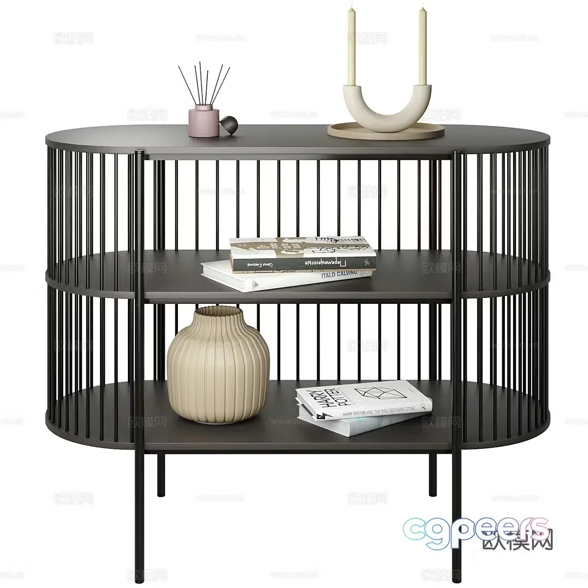 Modern Italian minimalist sideboard 3D model
