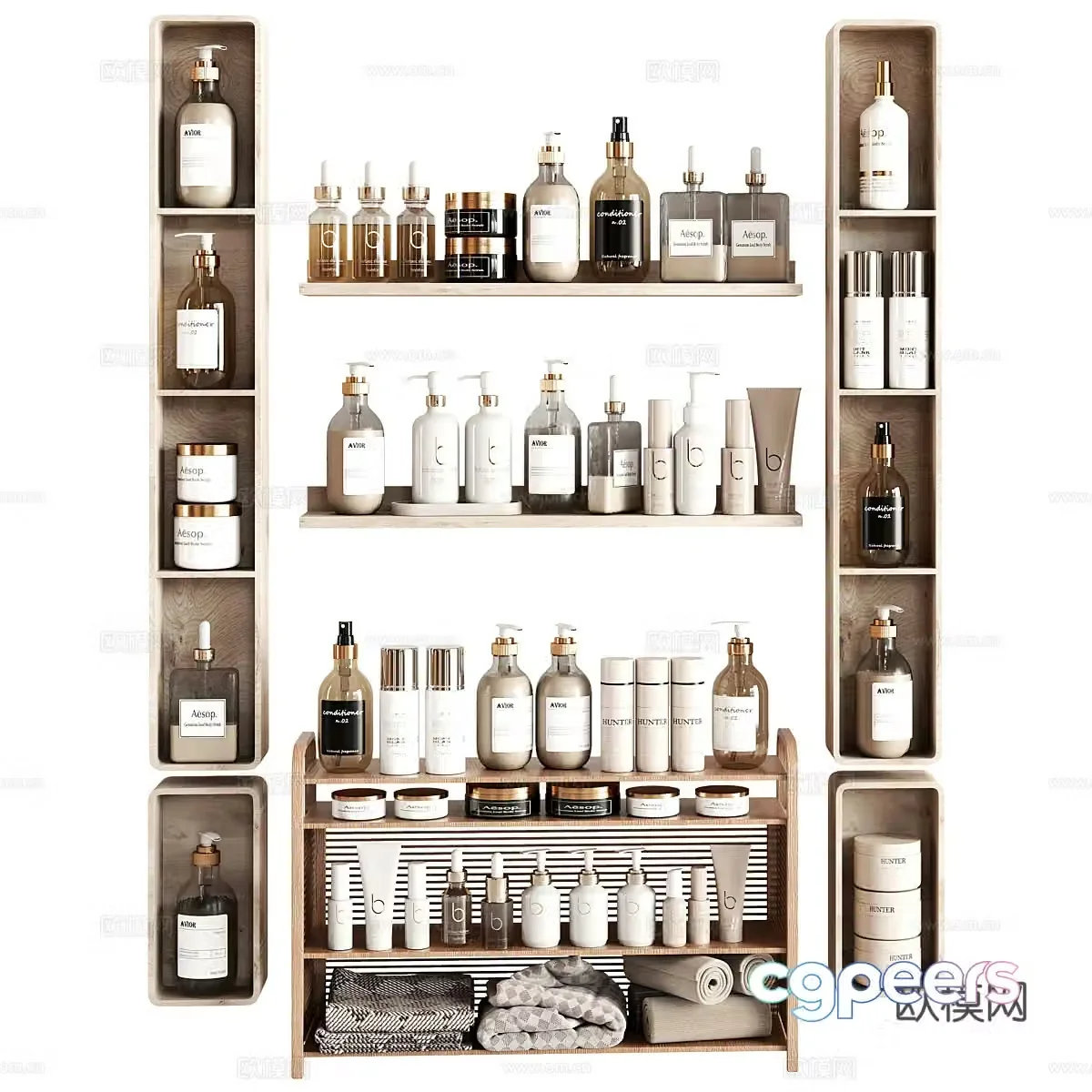 Toiletries Toiletries Set 3D Model