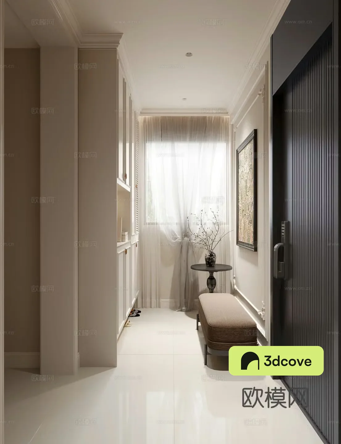 French door entrance