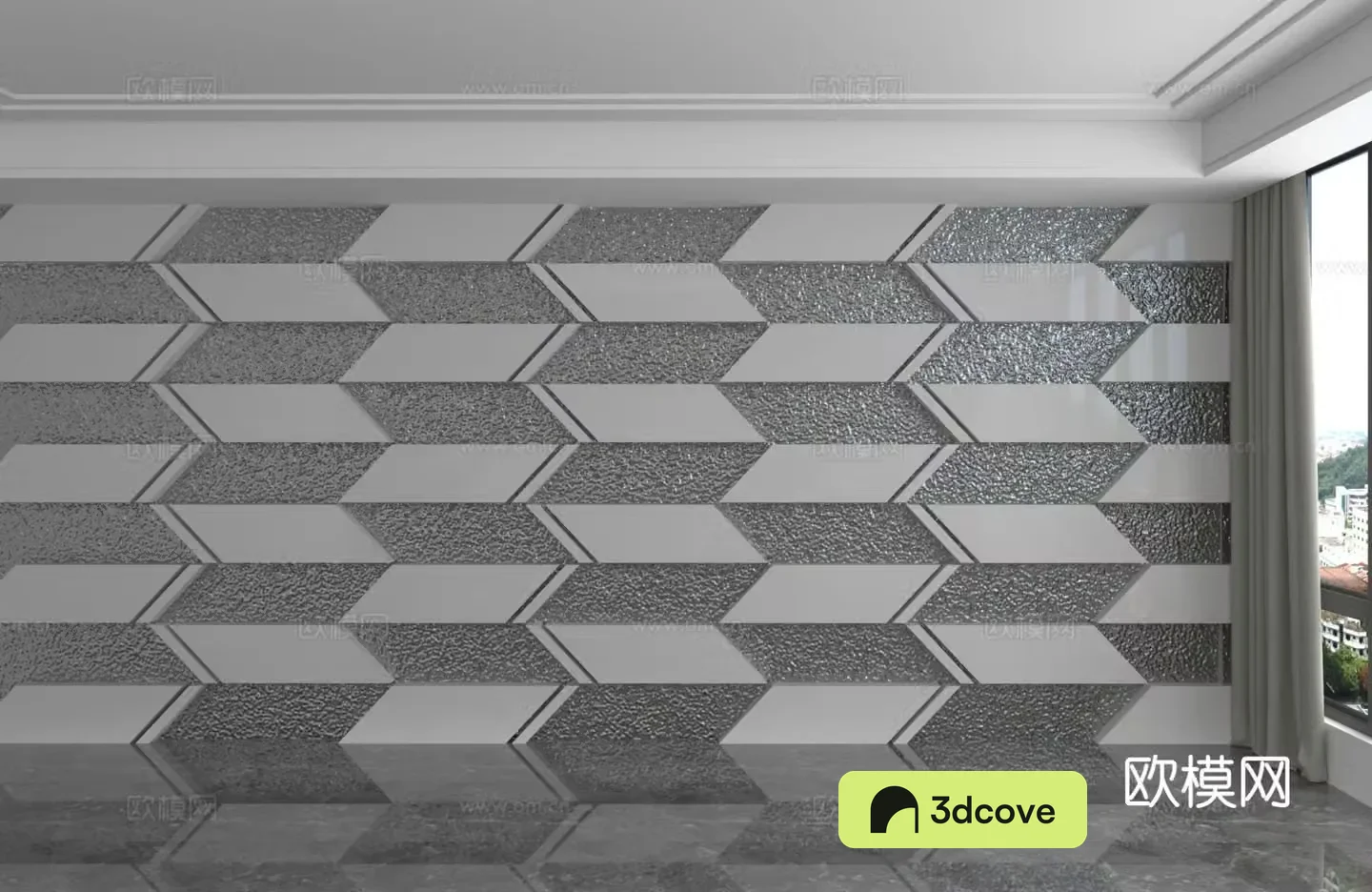 Modern background wall
