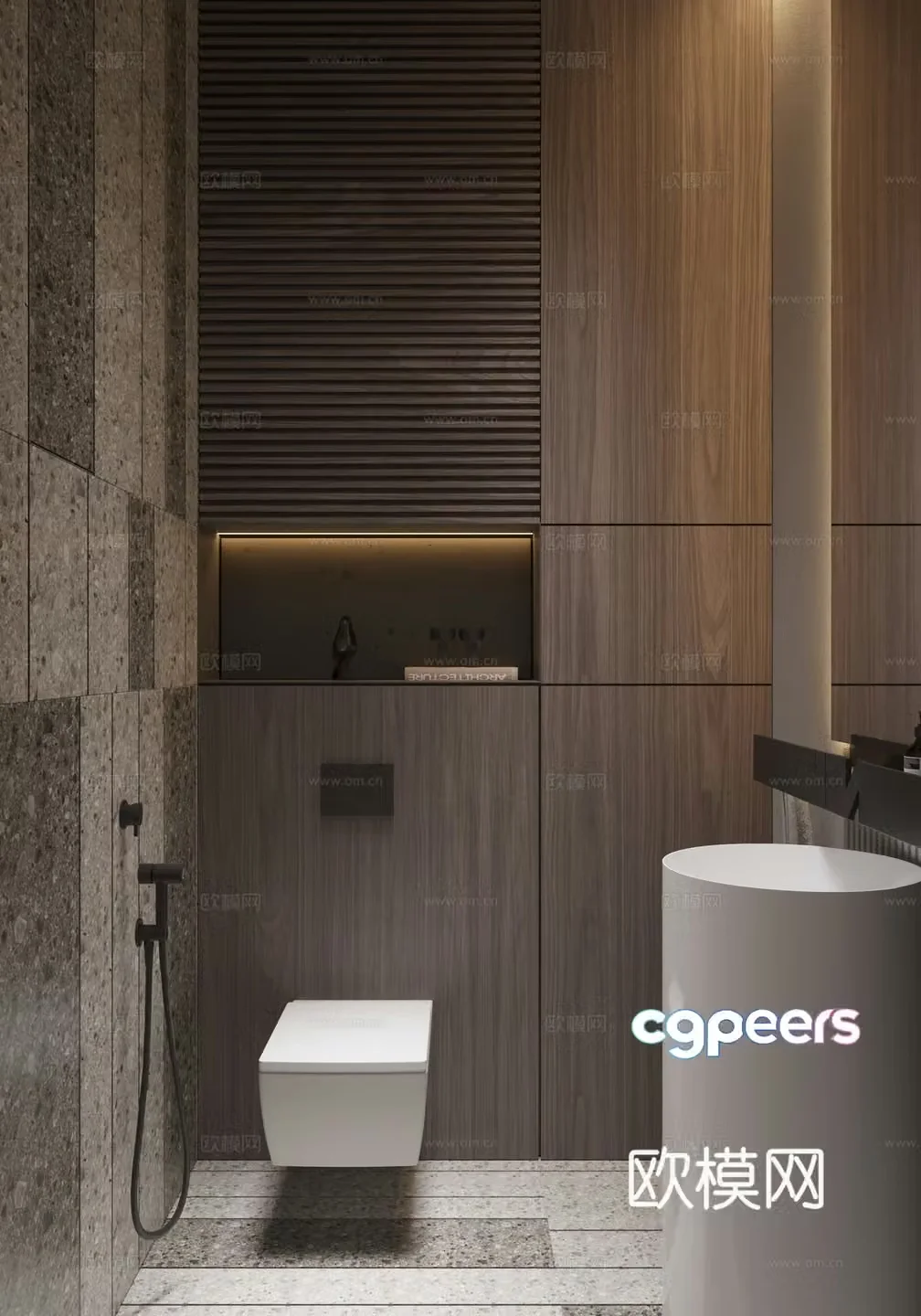 Modern bathroom 3d model