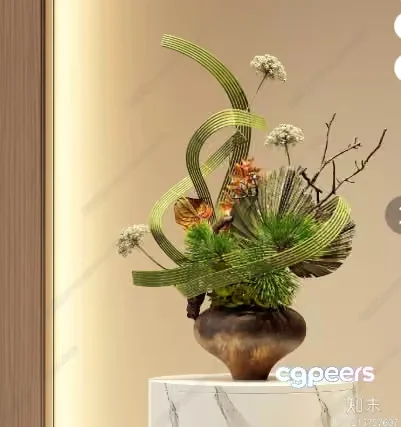 A Decorative Vase 3D Model – 10085 – VRAY Render