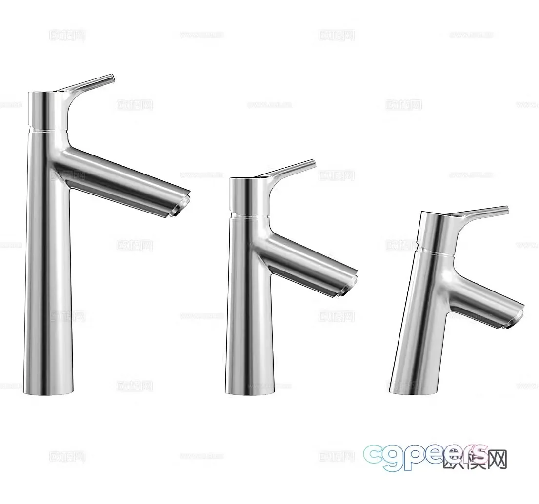 Minimalist faucet Simple faucet Kitchen faucet Bathroom faucet Hotel faucet 3D model