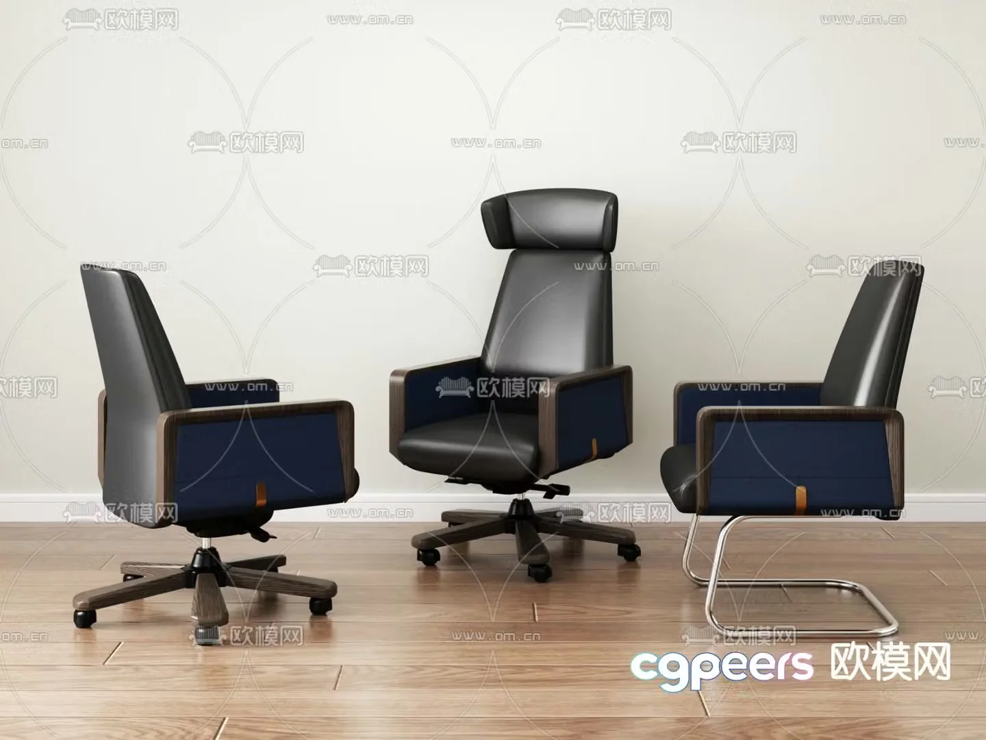Office chair executive chair 3d model