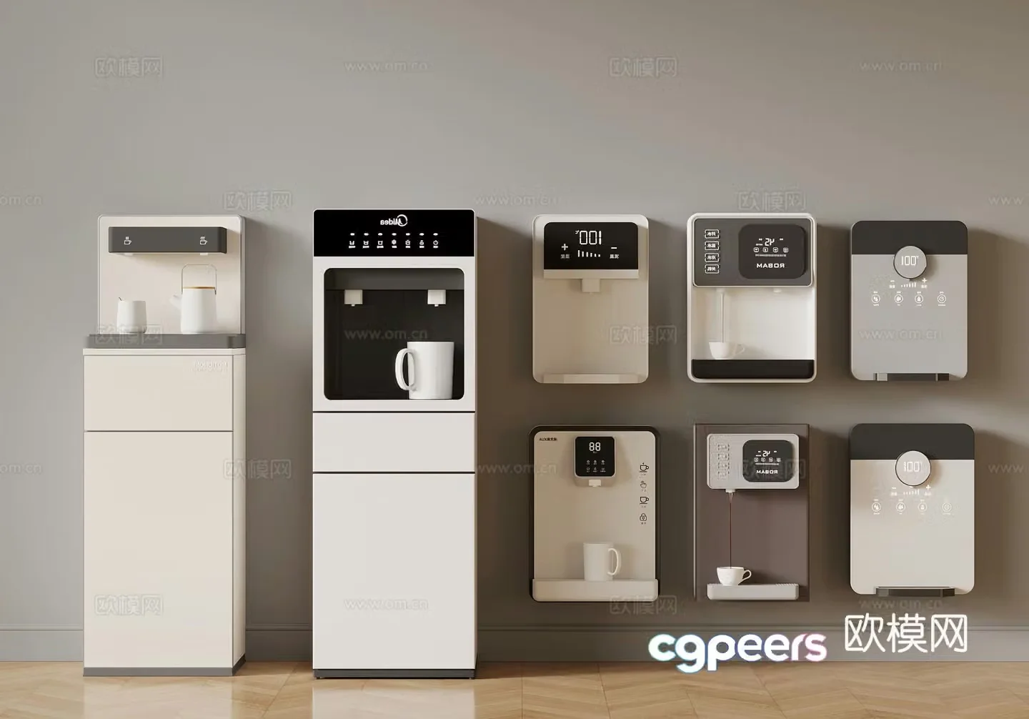 Water dispenser Modern three-dimensional water dispenser Wall-mounted water dispenser 3D model