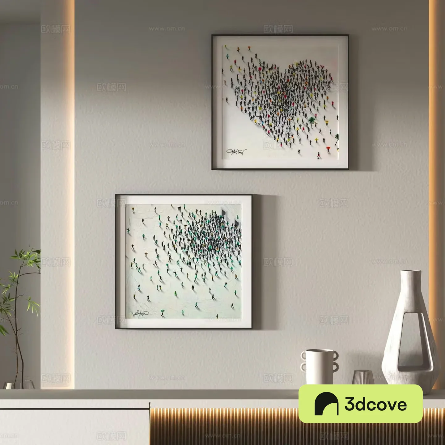 Modern decorative painting abstract hanging painting