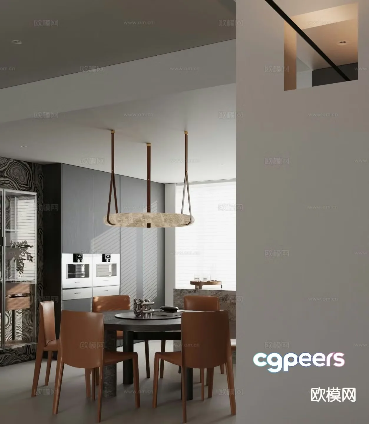 Italian restaurant 3d model