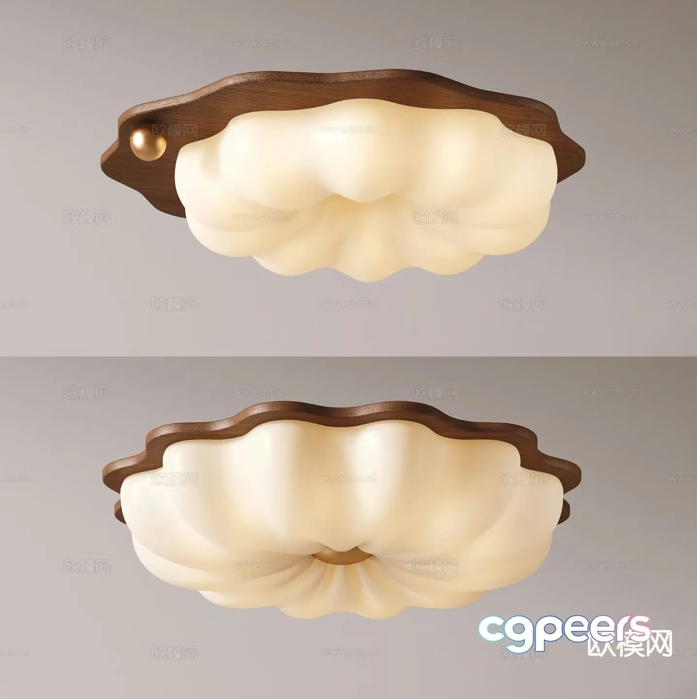 Medieval style ceiling lamp living room lamp 3d model