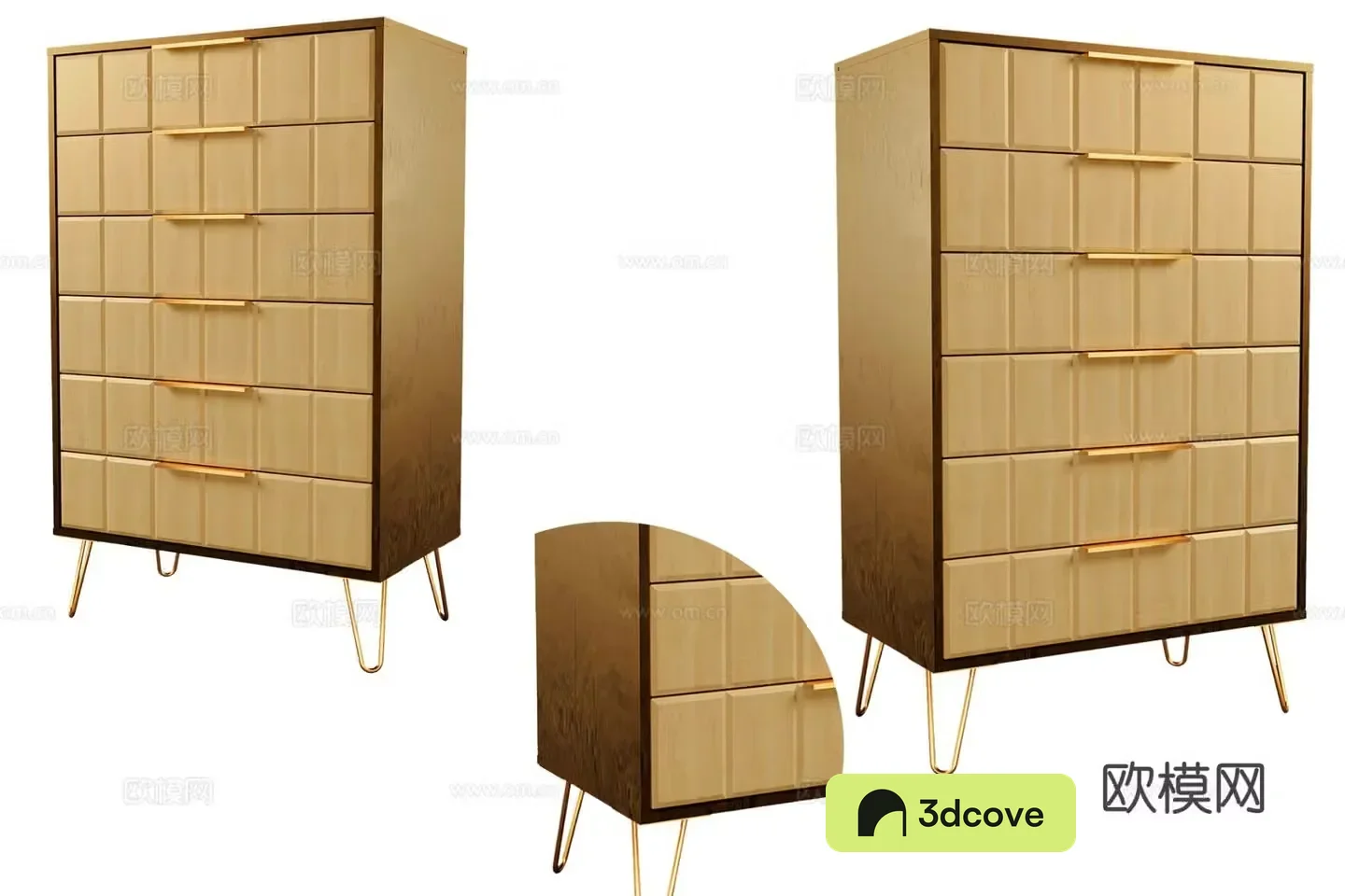 Modern entryway cabinet drawer