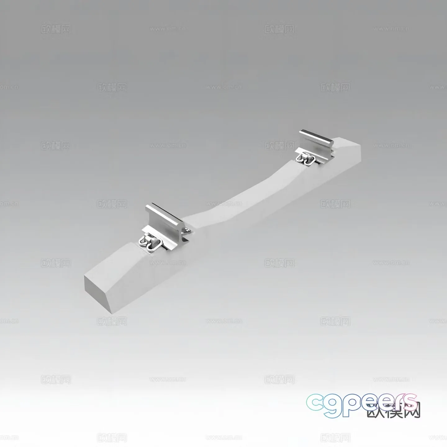 Track fastener 3D model