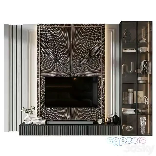 3ds Max Free – TV shelf 0806