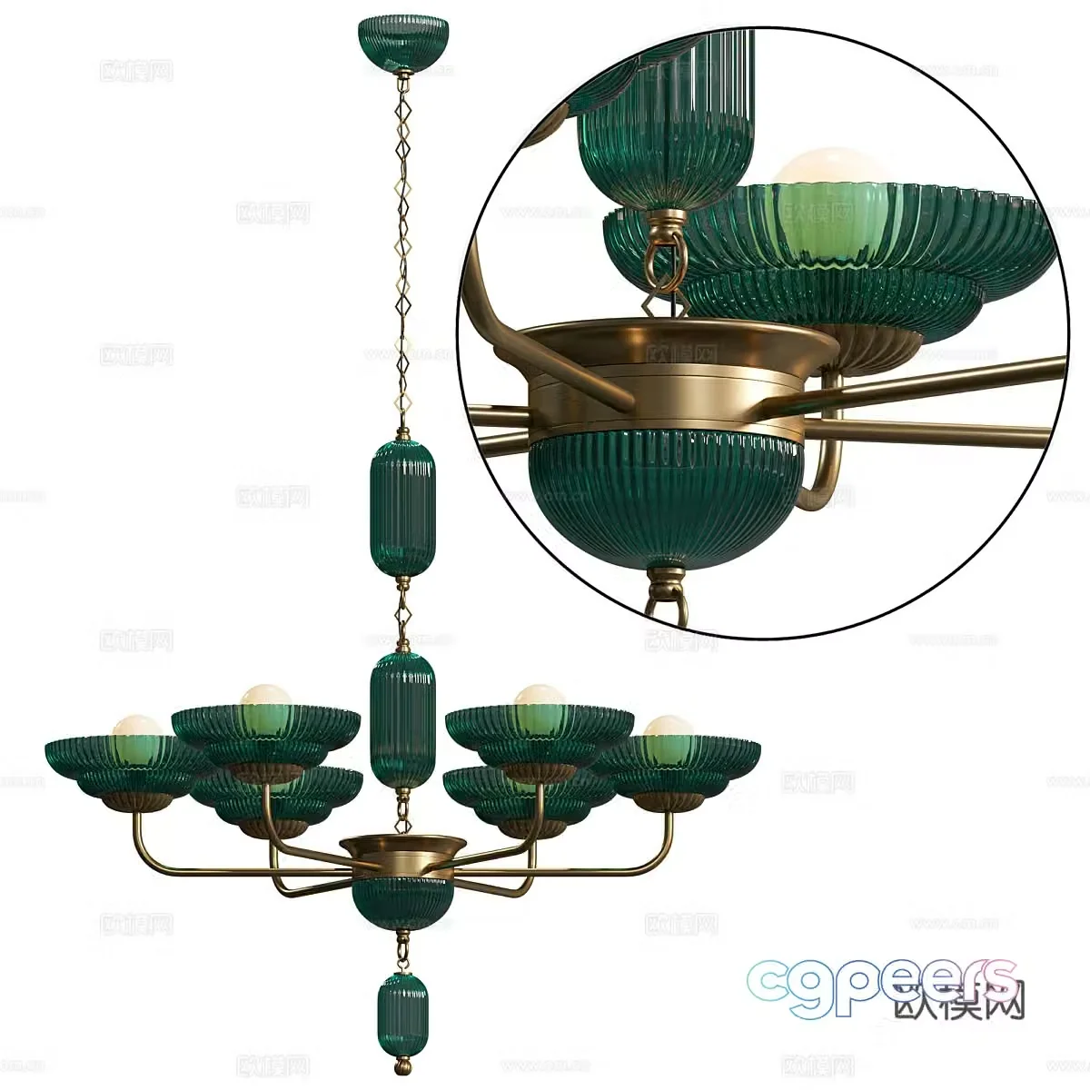 Classical chandeliers crystal chandeliers glass chandeliers hotel chandeliers villa chandeliers restaurant chandeliers 3D model