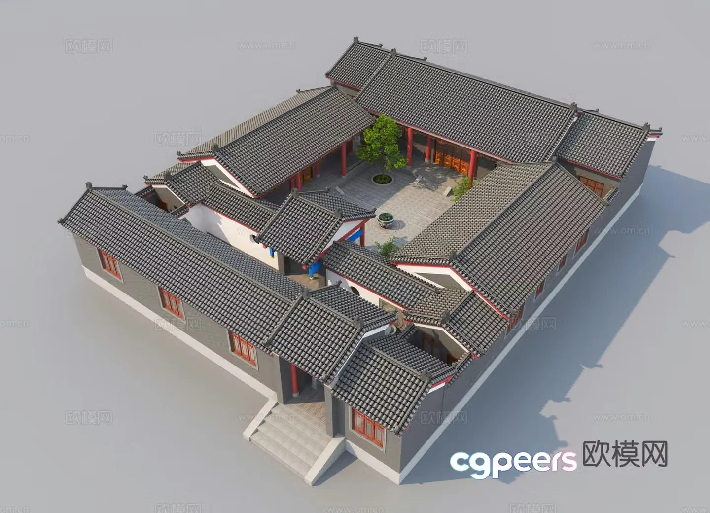 Beijing Siheyuan 3D model