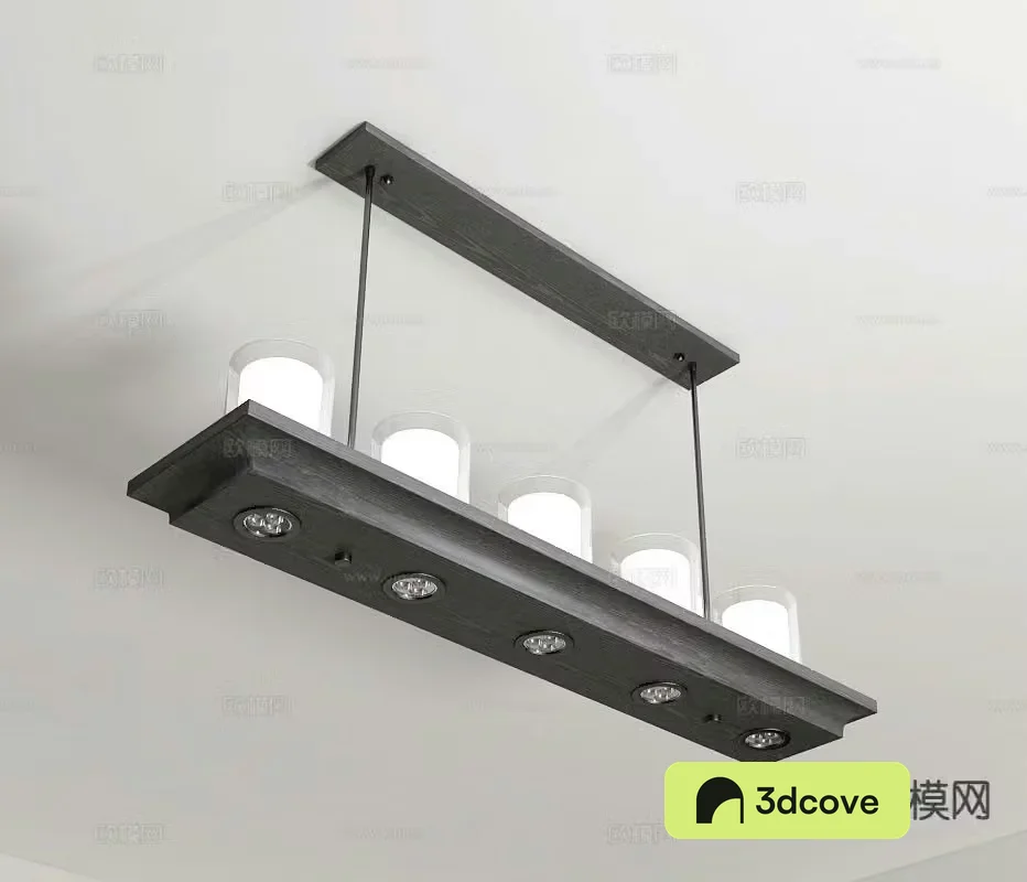 straight chandelier