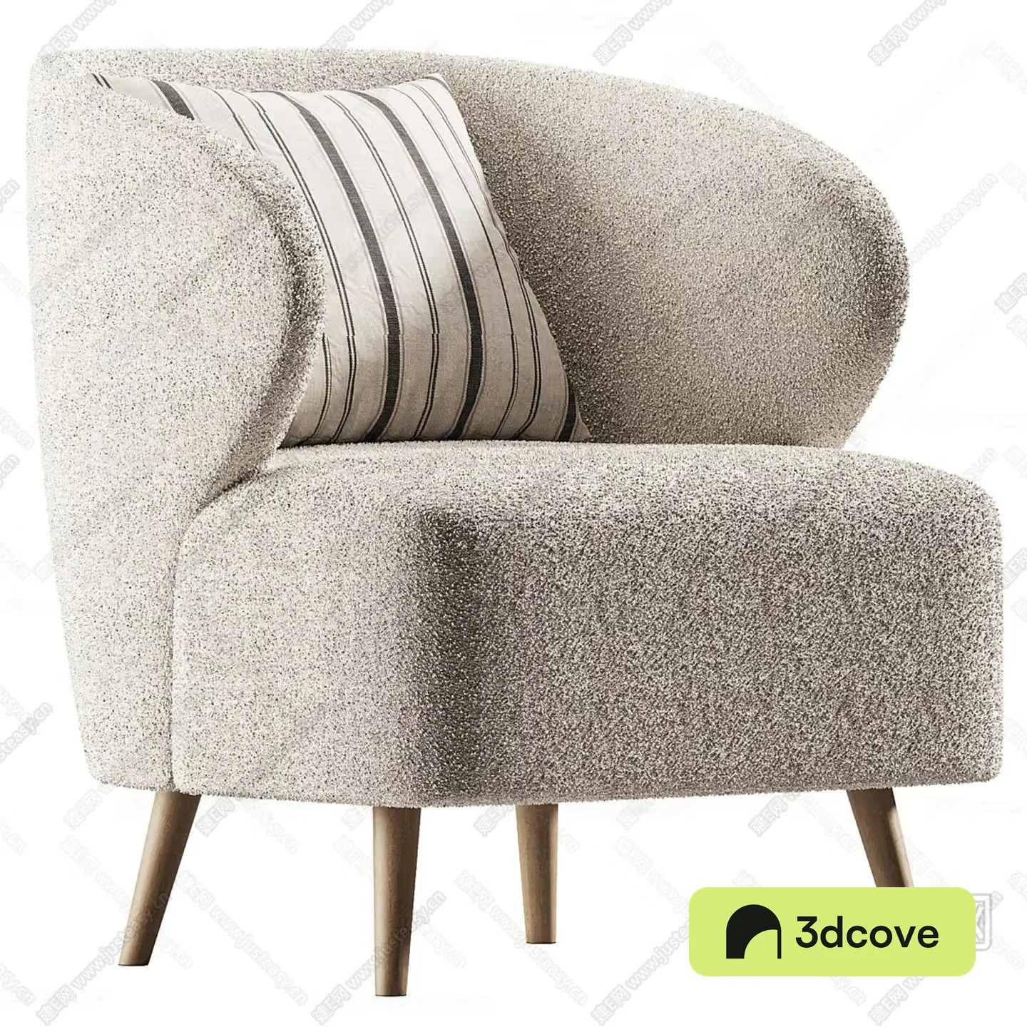 Cozy White Chair